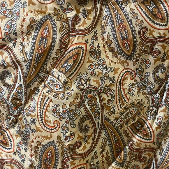 NWT Umgee Paisley Quilted Jacket with Fleece Sleeves Size Small - Picture 7 of 7